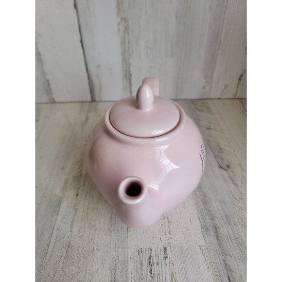 Rae dunn light pink Hello spring teapot home‎ decor - Picture 4 of 7